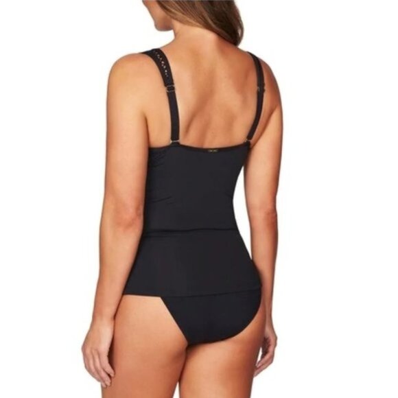 Sea Level Lola Cross Over Tankini Top - Picture 2 of 7